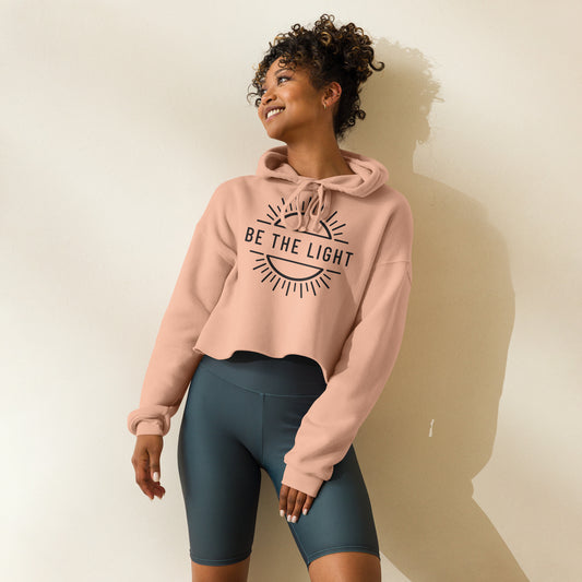Christian Hoodie, Christian apparel, pink, with graphic design Be the LIght